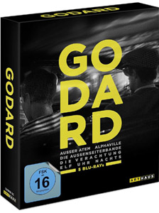 Best of Jean-Luc Godard |  bout de souffl /Alphaville: Une trange aventure de Lemmy Caution  / Bande  part / Le mpris / Pierrot le fou  | Breathless / Alphaville  / Band of Outsiders / Contempt / Pierrot the Fool  Blu-Ray